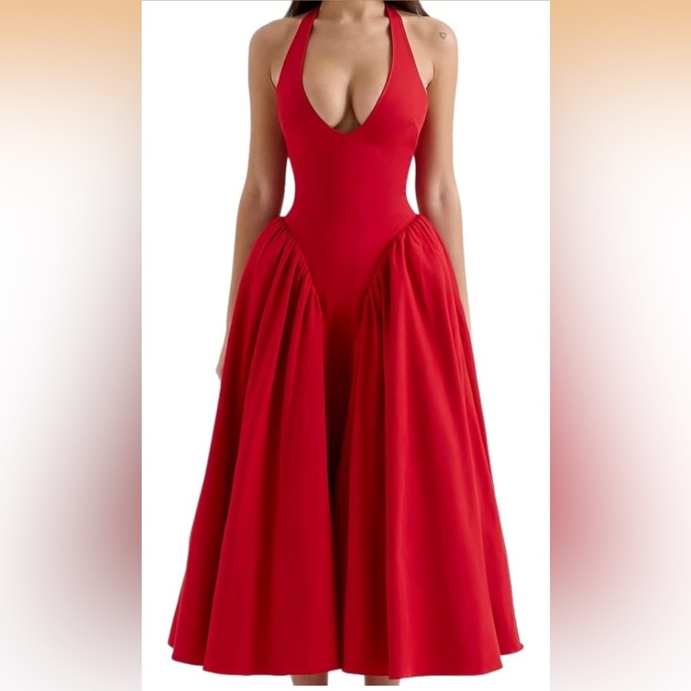 Red Evening Gown